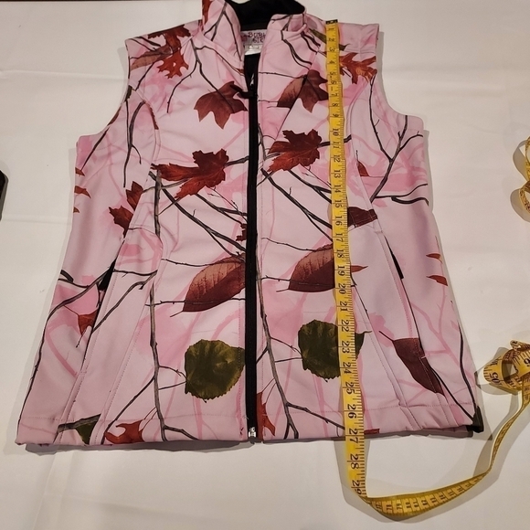 WFS  BURLEY GIRL pink camo hunting vest - Picture 9 of 13
